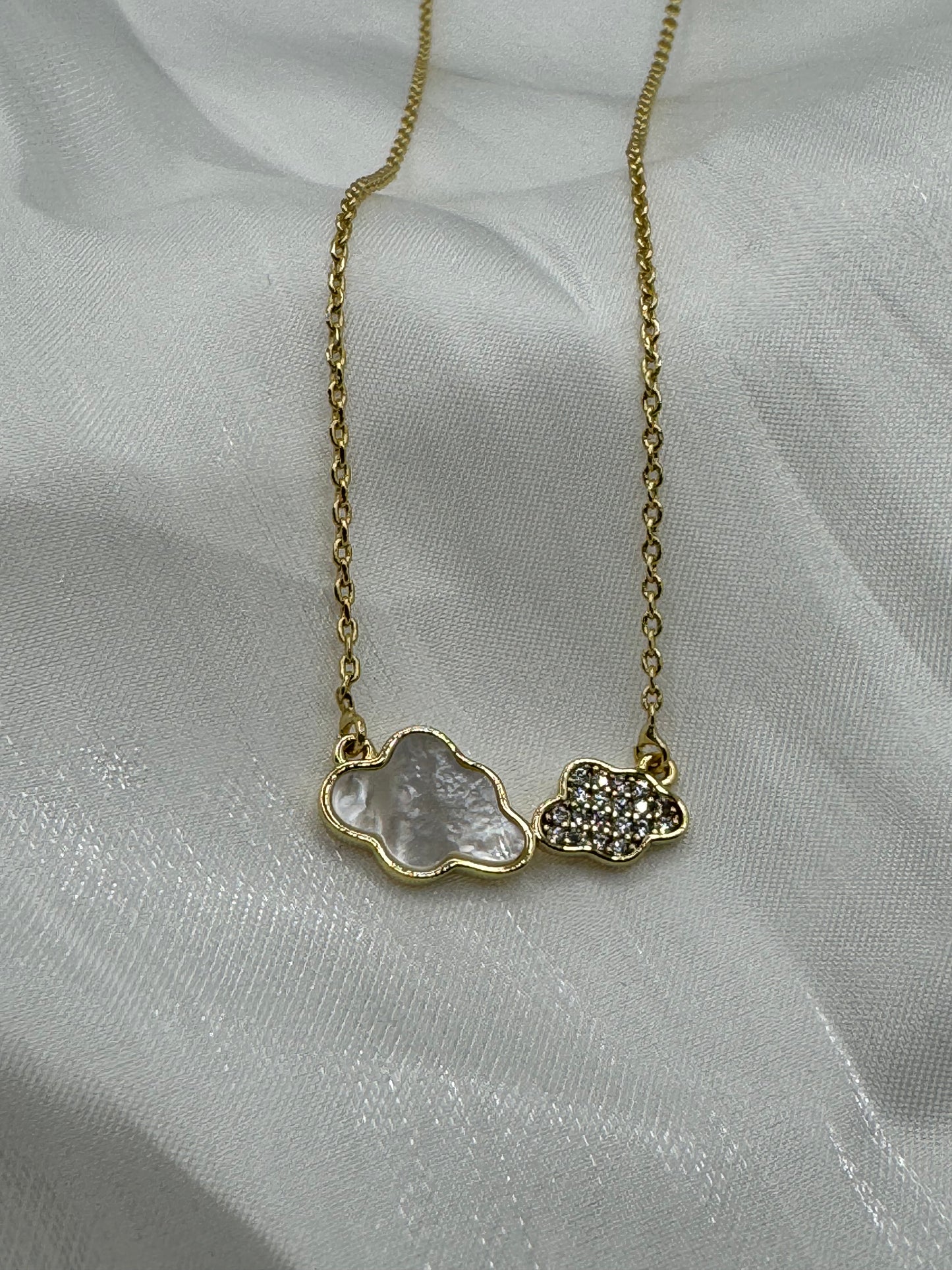 Cloud 14KT Gold Necklace