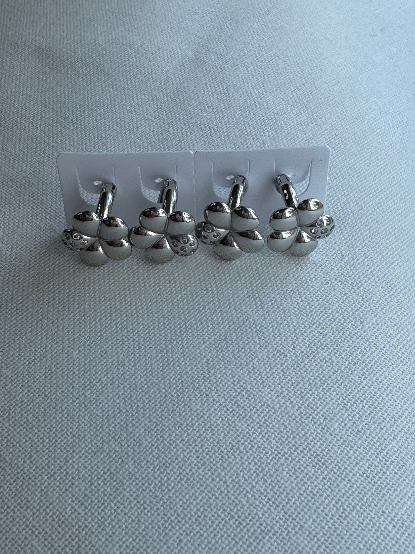 Silver Petals Huggies