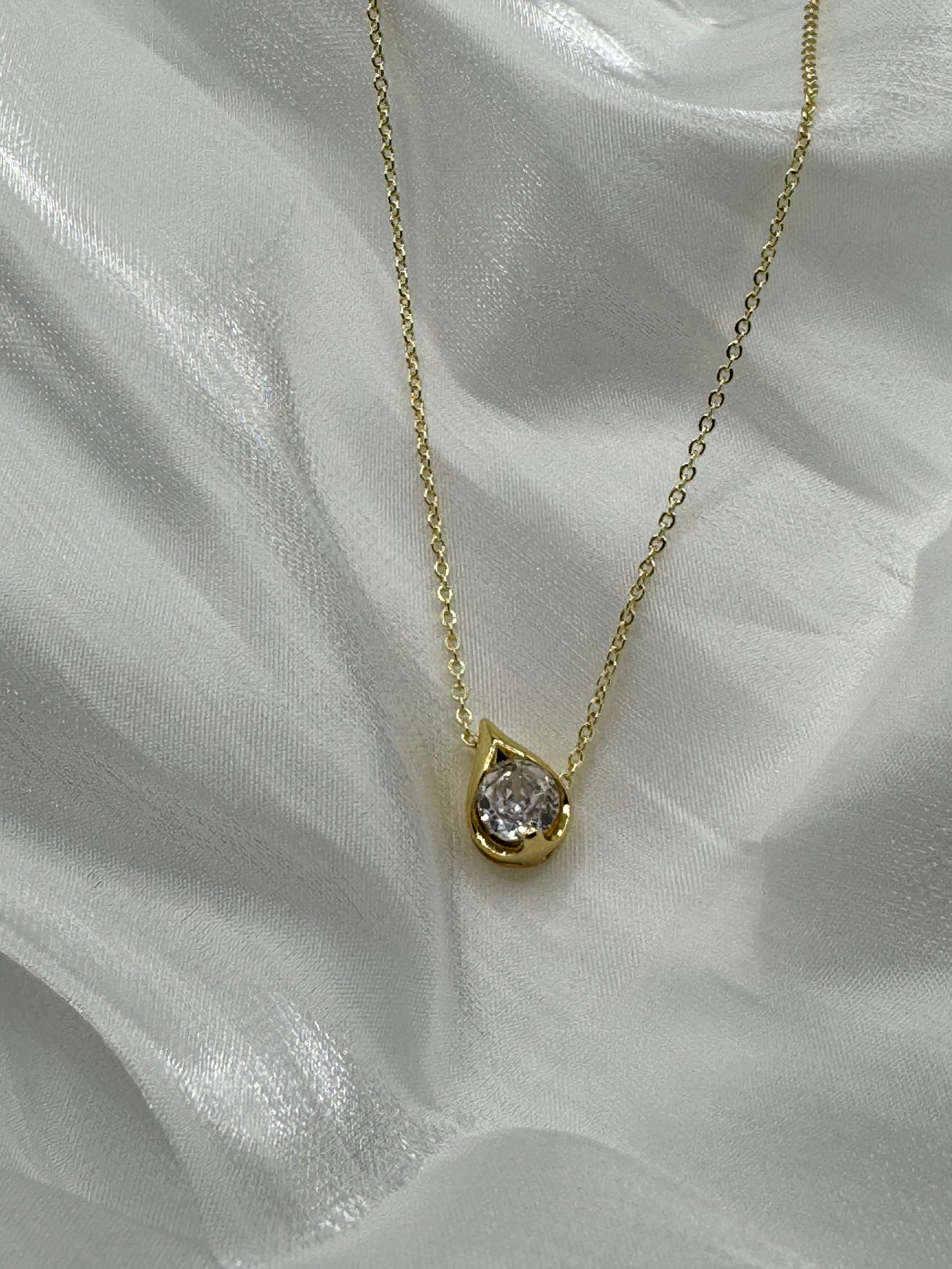 Pear Cut Necklace