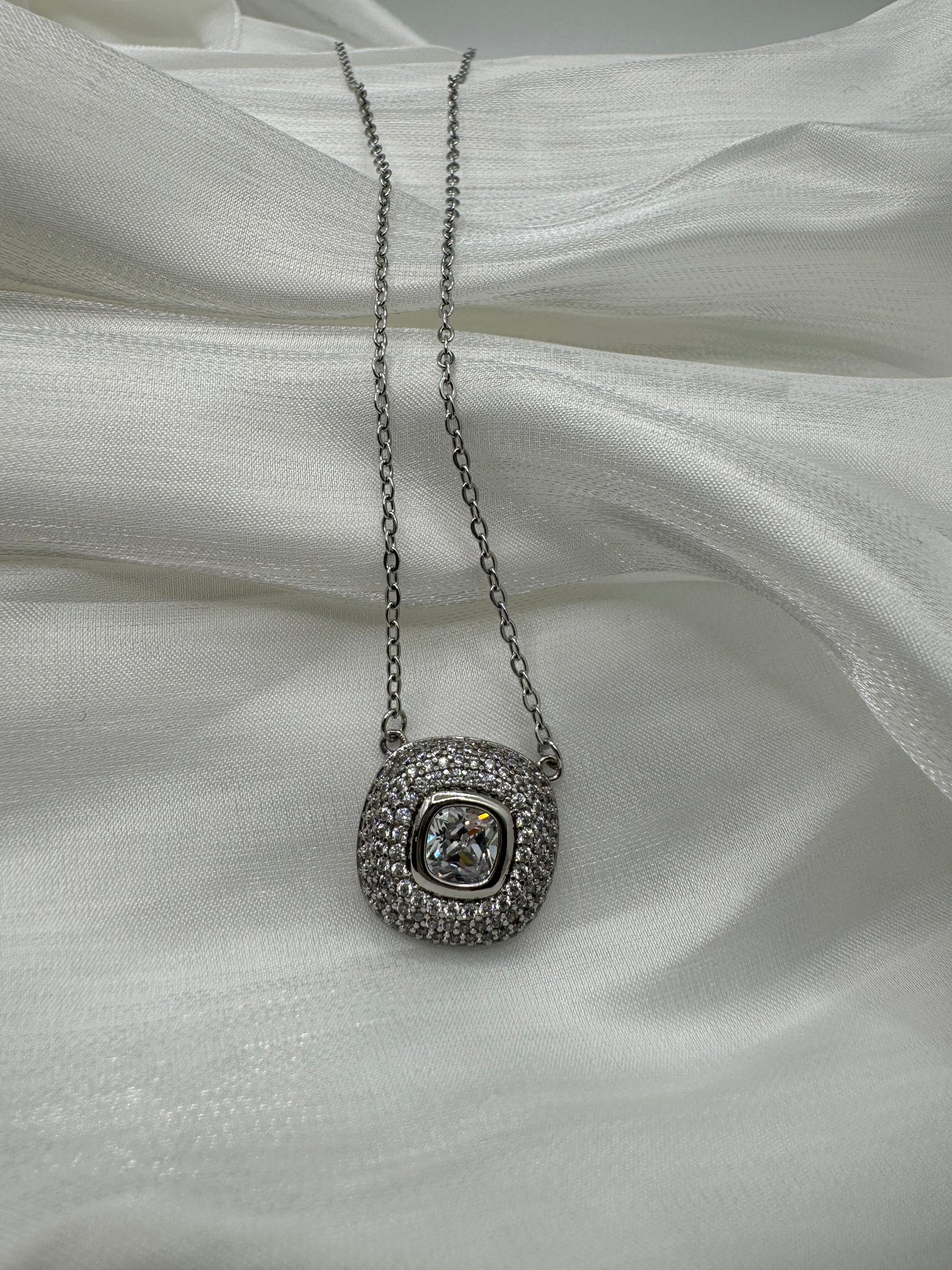 CZ Pendant Necklace