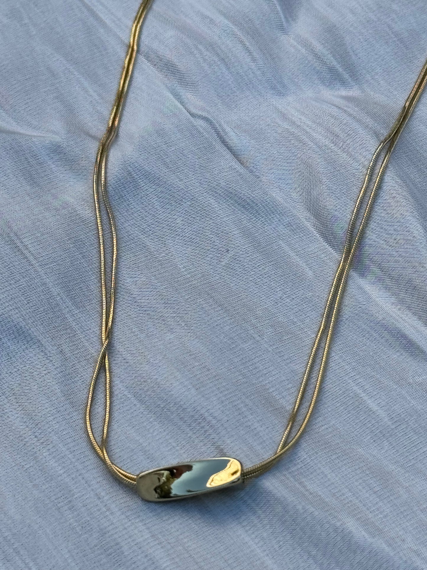 Stay Golden Double Dainty 14KT Necklace