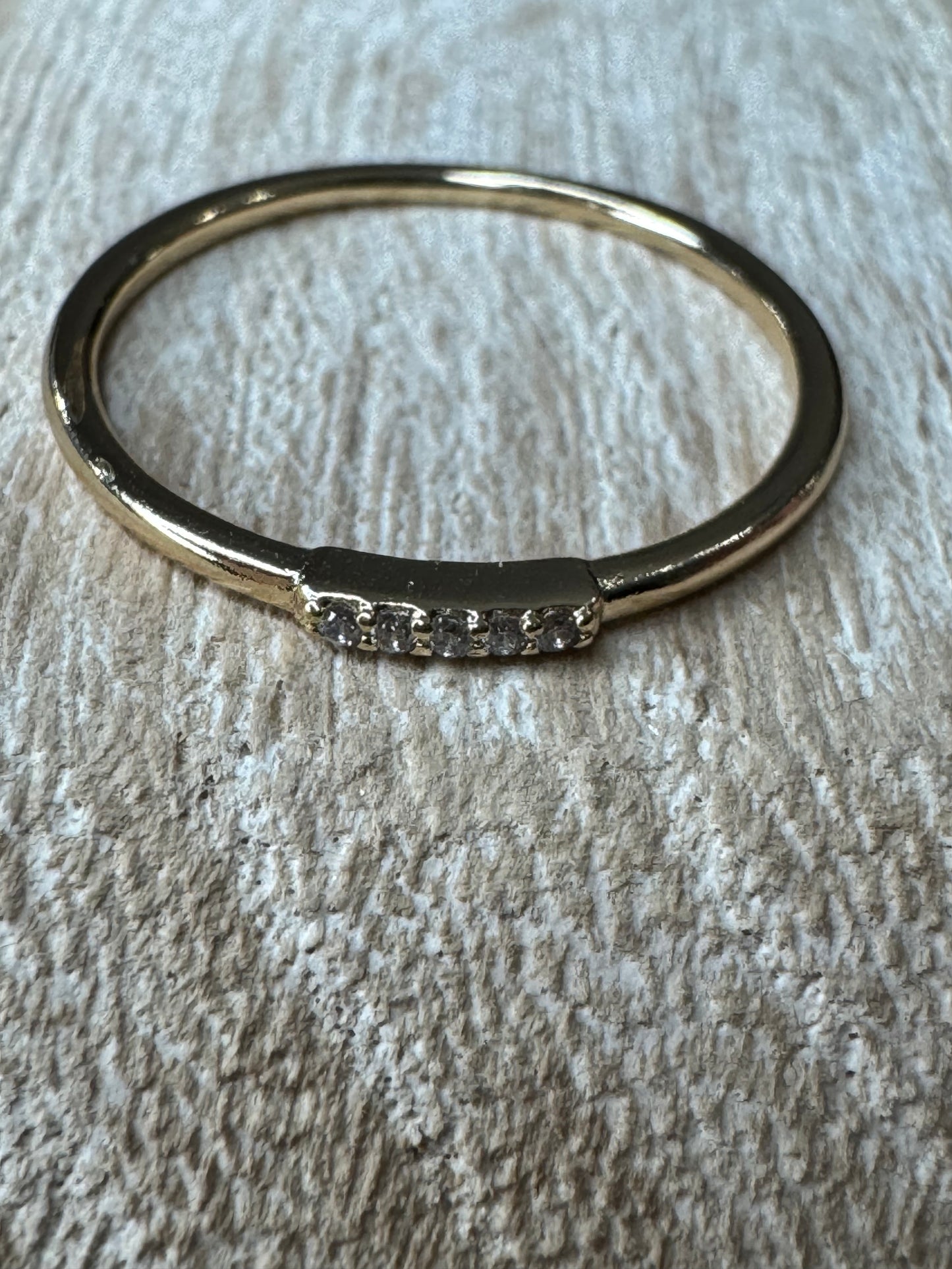 Thin Dainty Gold Ring