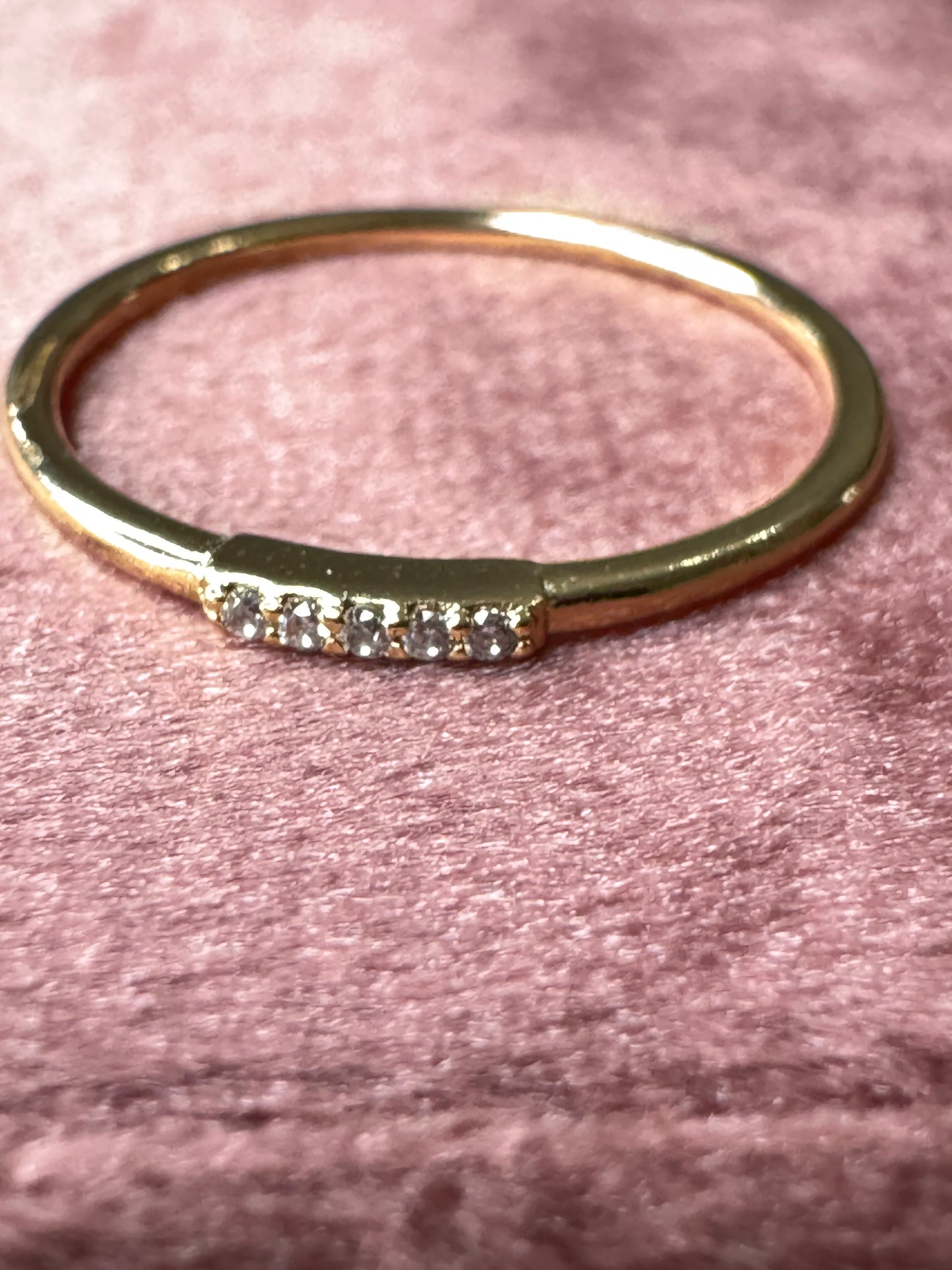 Thin Dainty Gold Ring