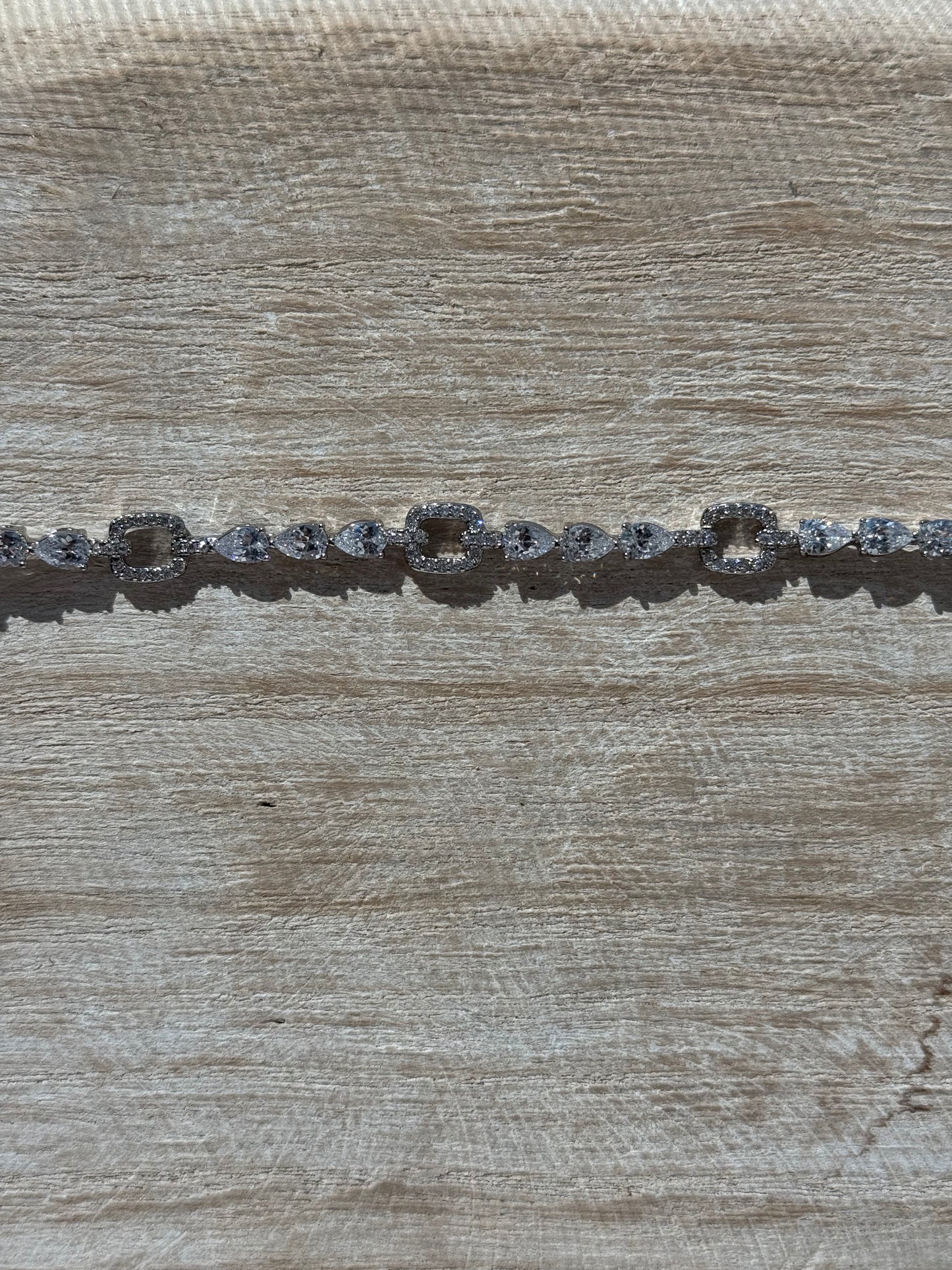 Luxe Diamond Silver Bracelet