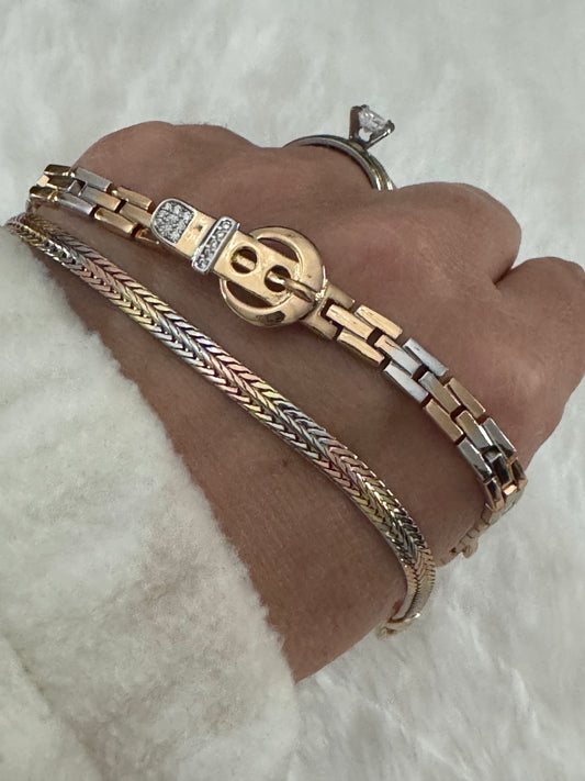 Buckle Up TriColor Bracelet